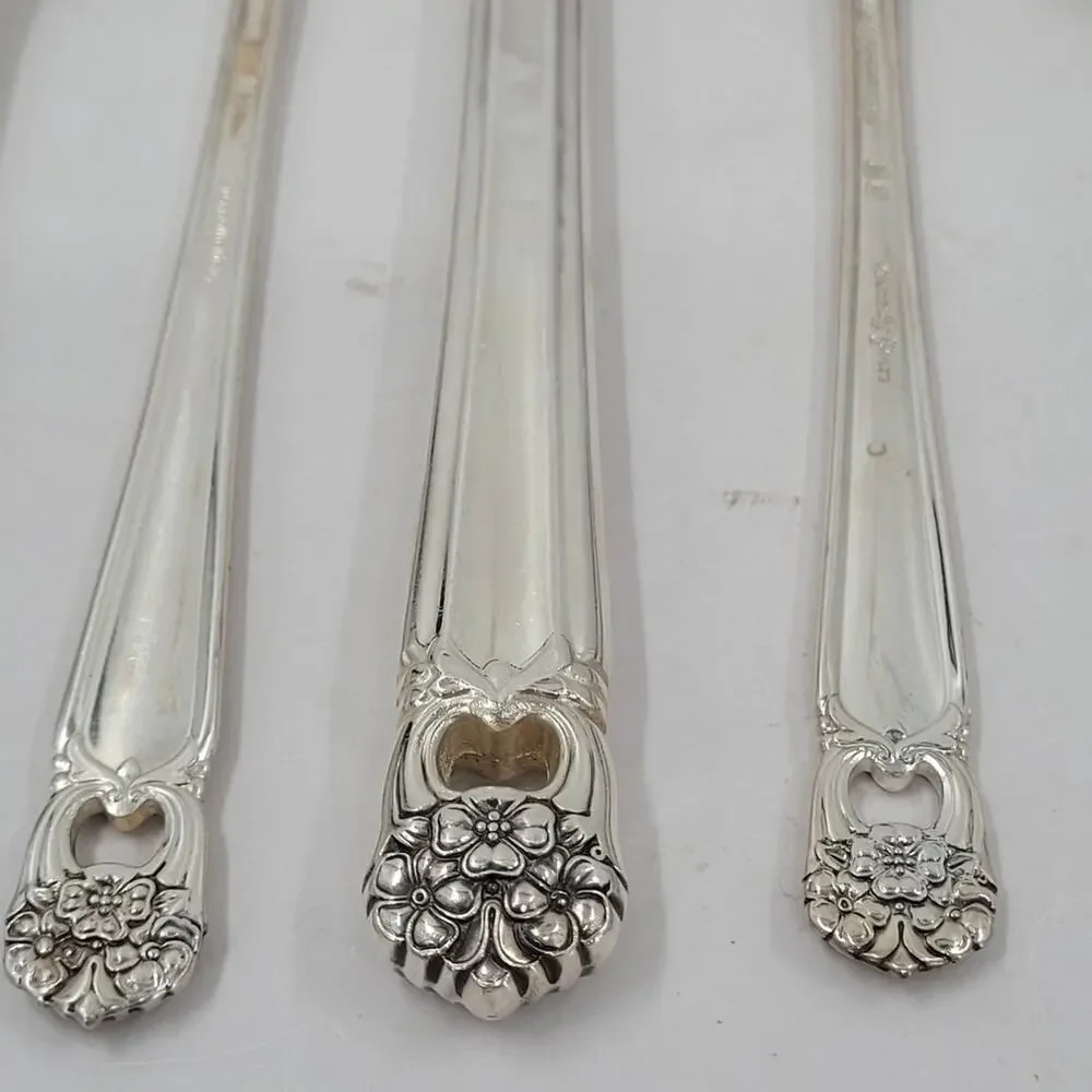 Rogers Brothers Silverplate Eternally Yours Coquette 5 Piece Setting‎ 1-8